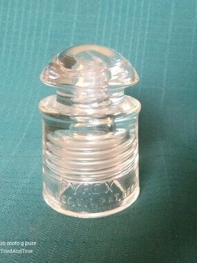 Vintage Pyrex  Hemingray Glass Insulator – Industrial Telegraph Collectible